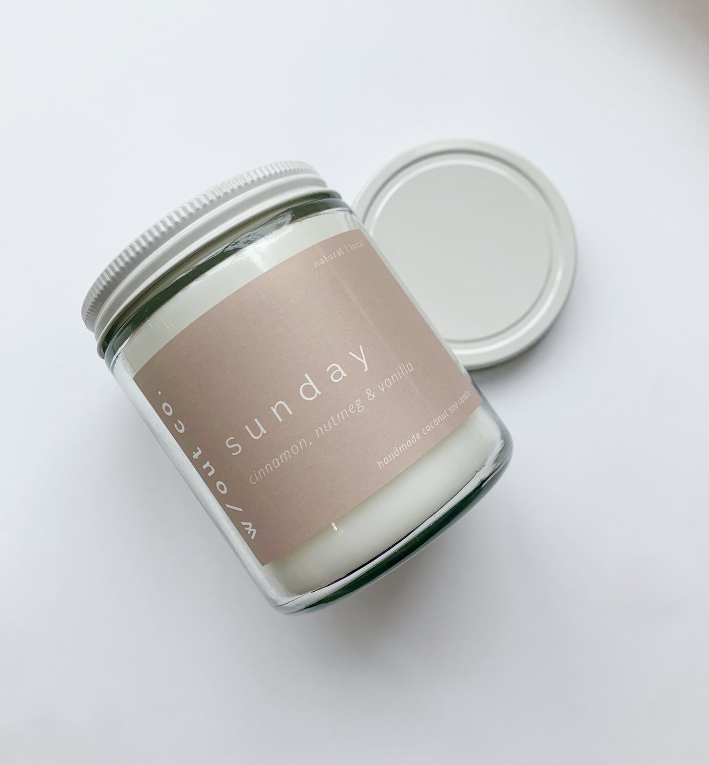 Sunday Candle - cinnamon, nutmeg, vanilla