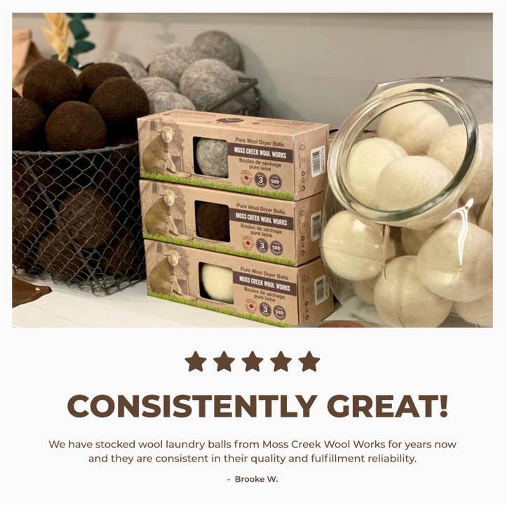 "Woolf" Wool Ball for Dogs | Set of 2 | Natural Fetch Toy