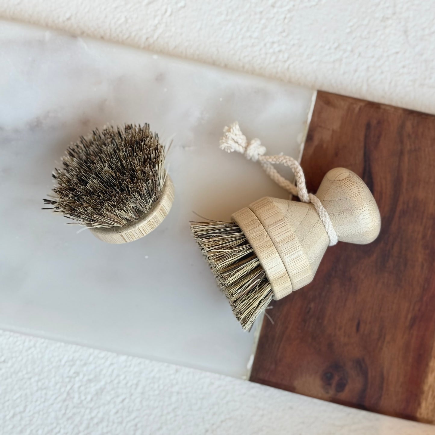 Firm Bristle Pot & Dish Brush With Replaceable Head