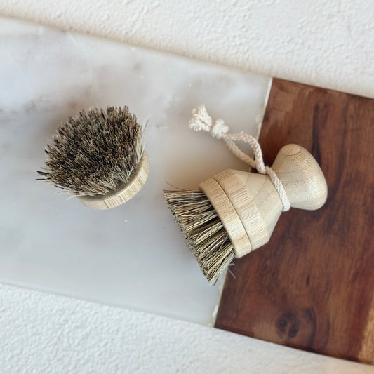 Firm Bristle Pot & Dish Brush With Replaceable Head