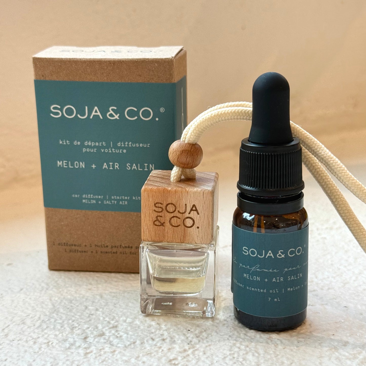 Refillable Car Diffuser - Soja & Co.