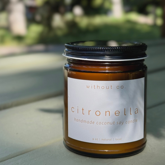 Citronella Candle - citronella & eucalyptus essential oil