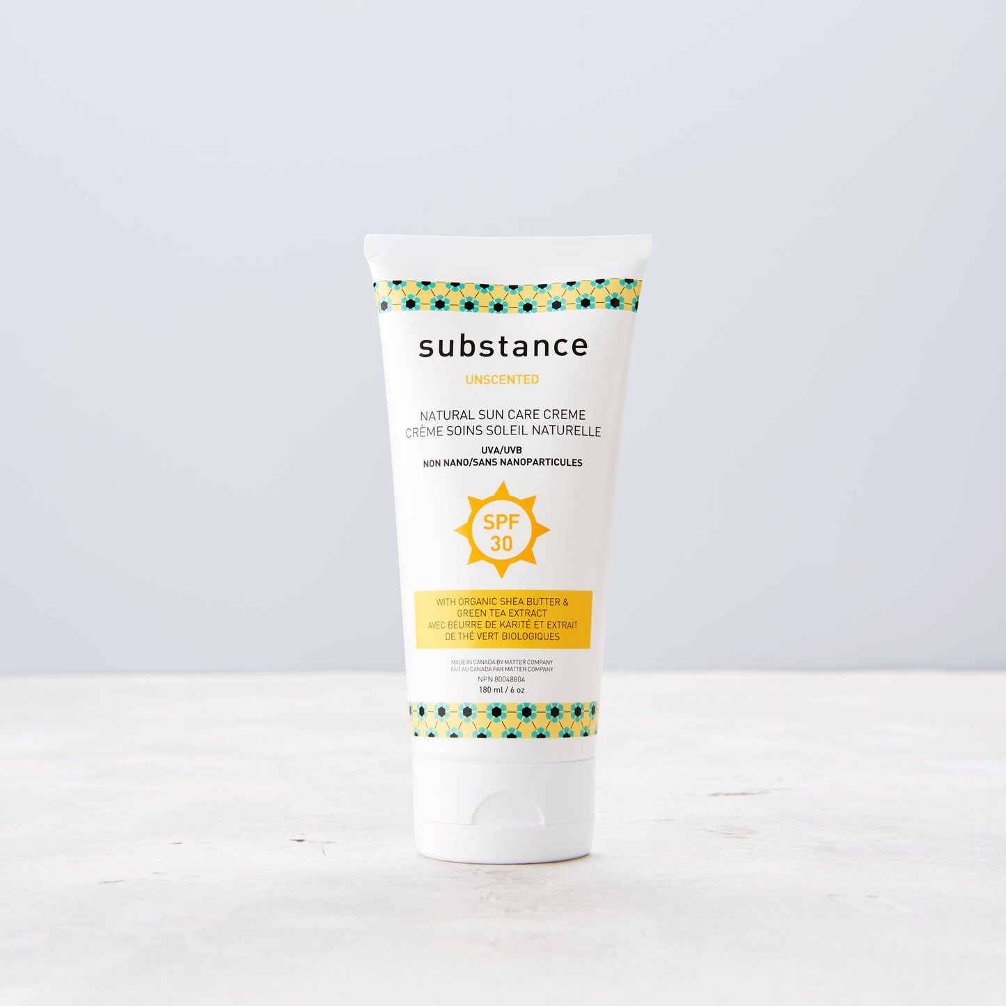 Unscented Natural Sun Care Creme SPF 30
