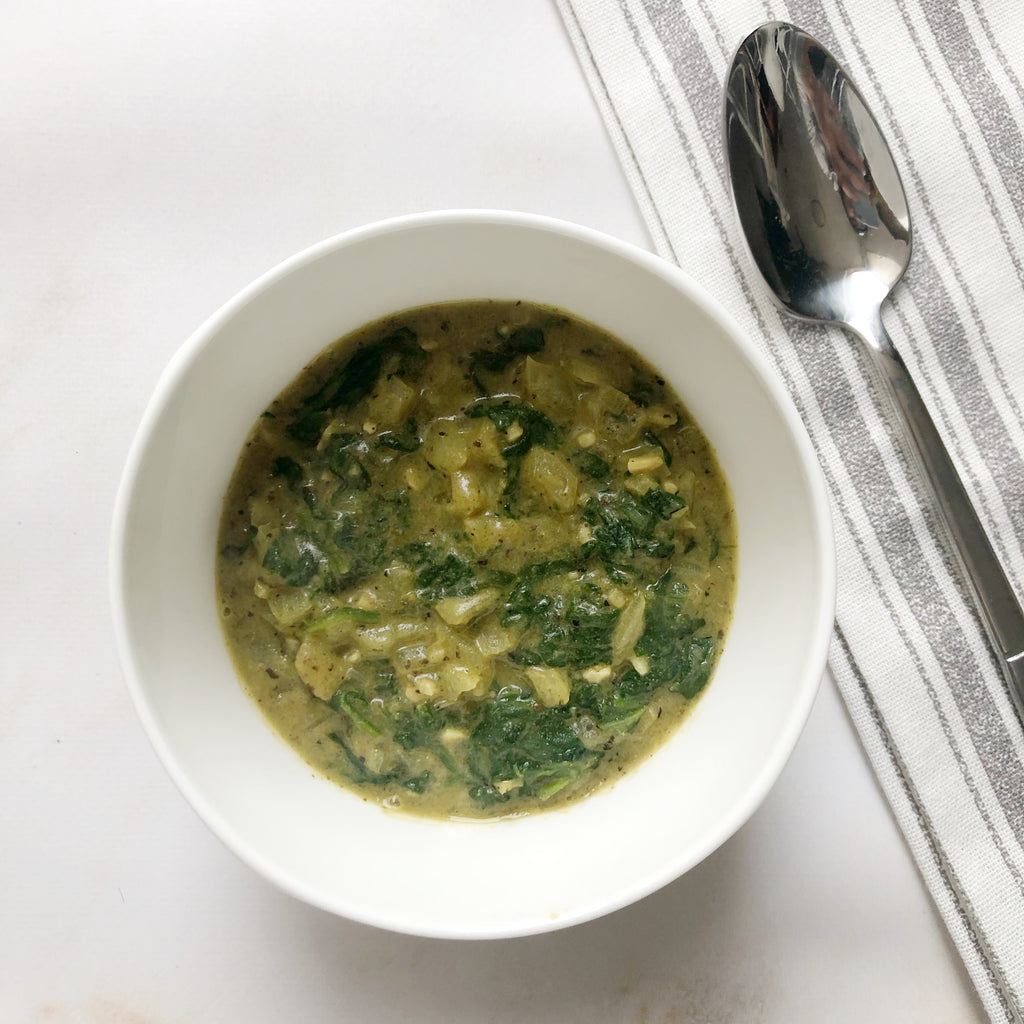 Make this sauce and never throw out wilting spinach - ever again!