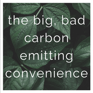 the BIG carbon emitting convenience we all use way too much