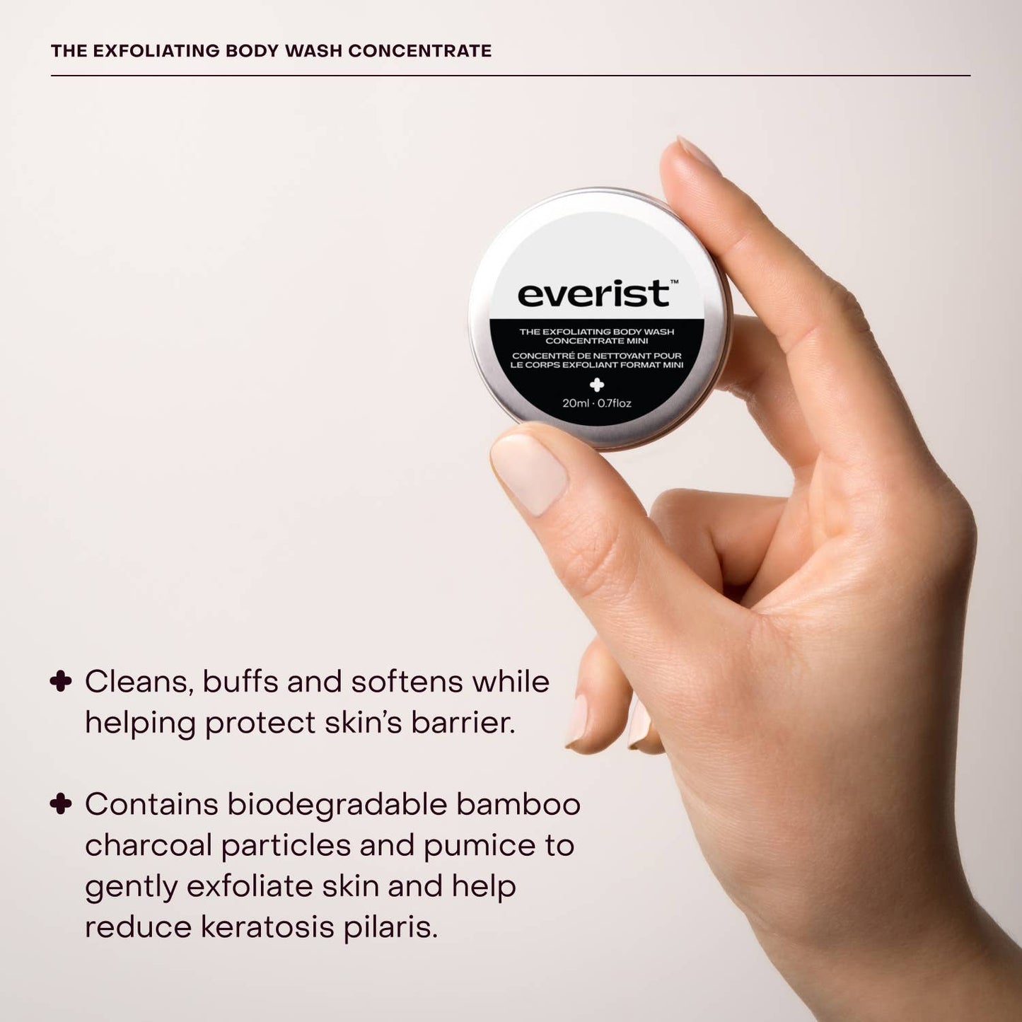 The Exfoliating Body Wash Concentrate Travel Mini