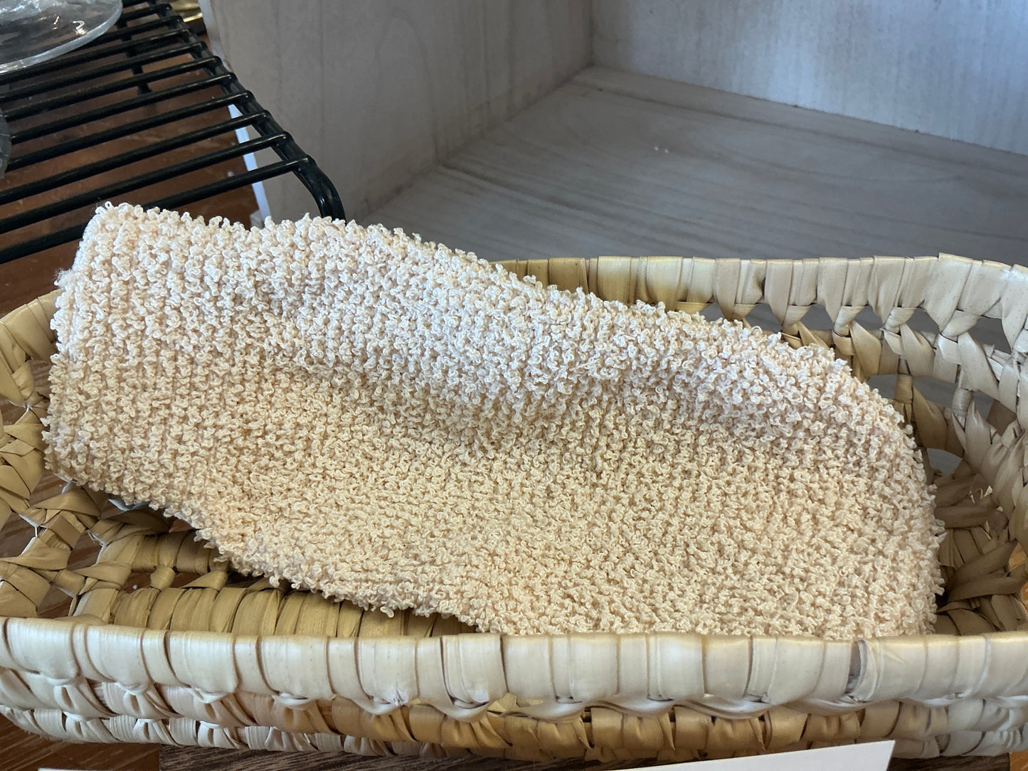 Organic hemp bath mitt