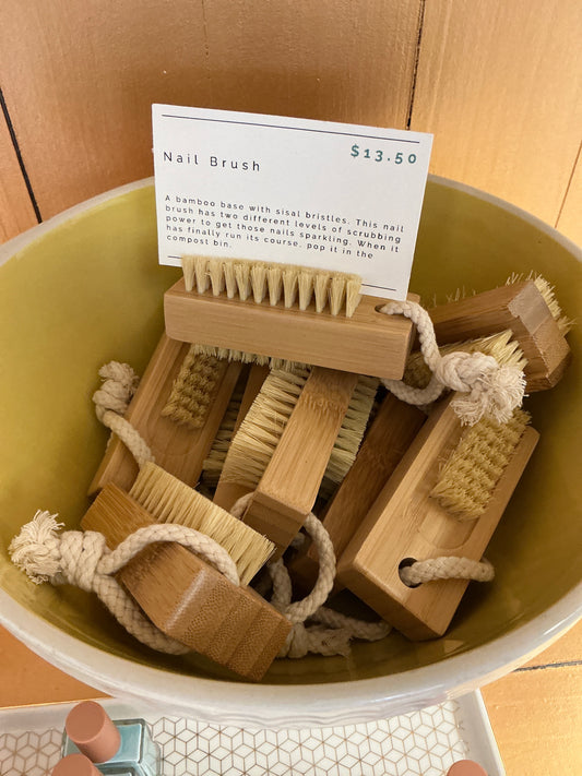 Bamboo Nail Brush - Double-Sided