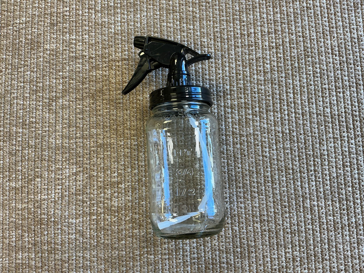 Mason Jar with Trigger Spray