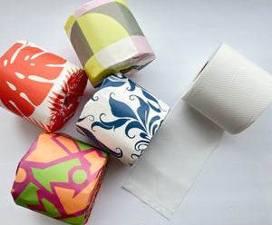 Roll-Up Bamboo Toilet Paper