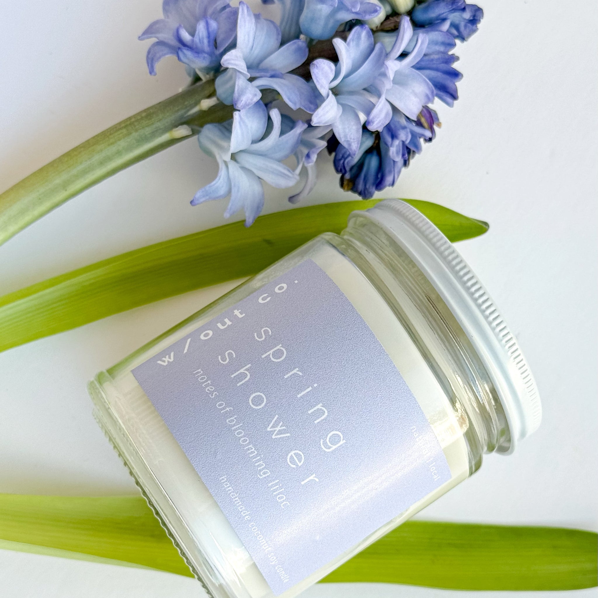 Spring Shower candle - lilac