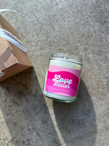 Love Letter - Valentine Candle