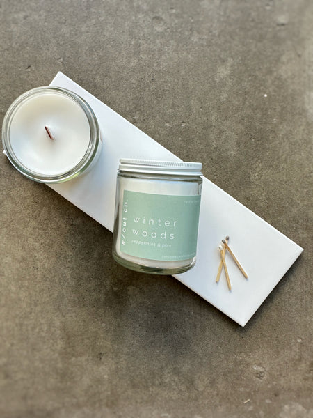 Winter Woods candle - peppermint & pine