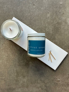 First Snow candle - peppermint, vanilla, cotton