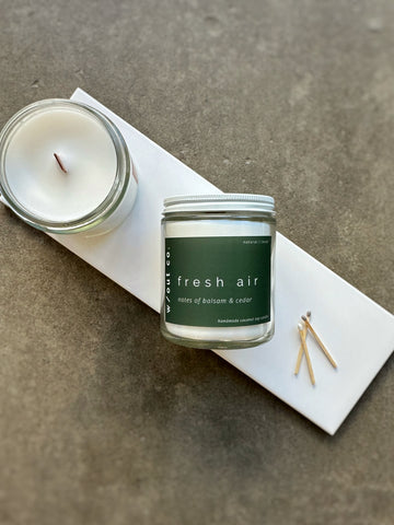 Fresh Air candle - balsam & cedar