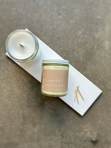 Hearth candle - satsuma, cacoa & sandalwood