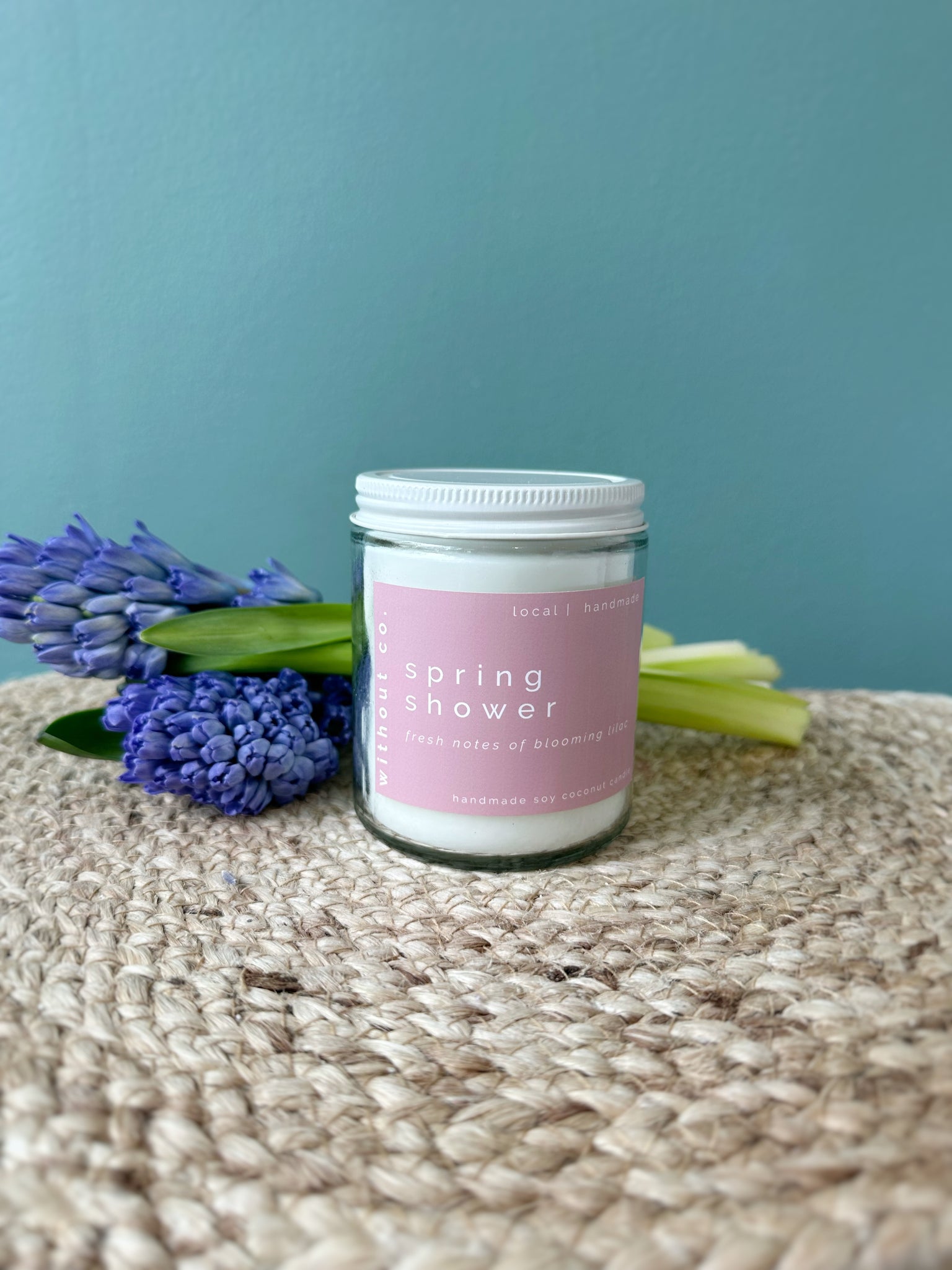 Spring Shower candle - lilac