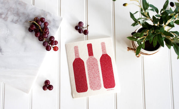 Red - Wine Dishcloth