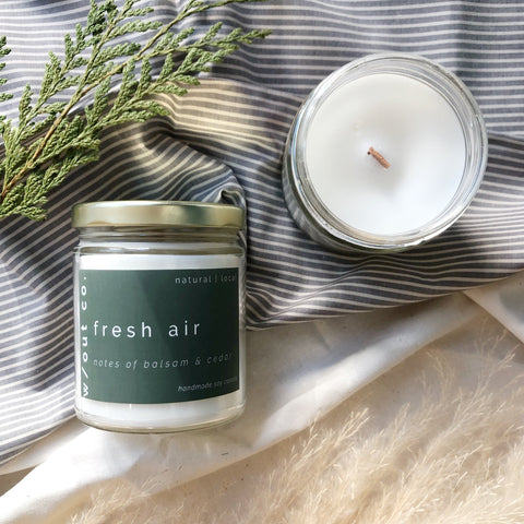 Fresh Air candle - balsam & cedar