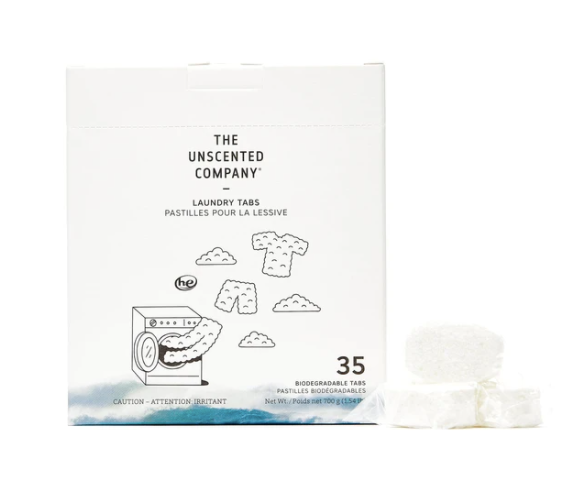 Natural Laundry Pods from The Unscented Company